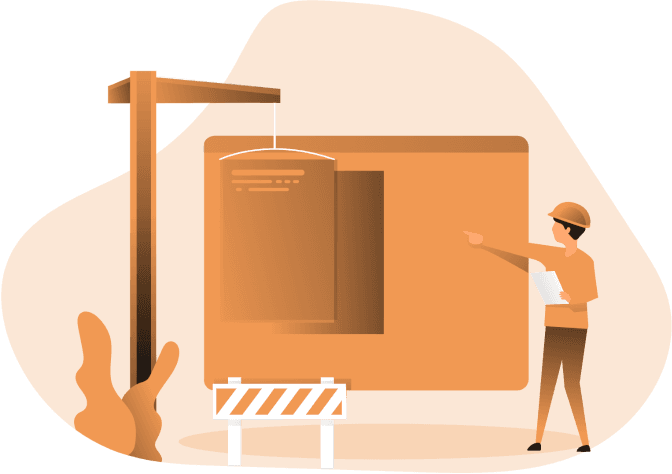 vitrine sur site web sur ordinateur